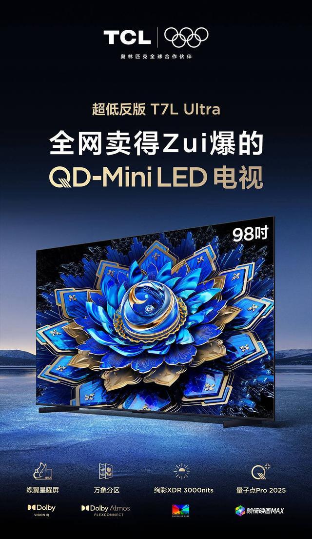 全球MiniLED电视爆发增长T7L Ultra凭多项黑科技成2025爆款(图3)