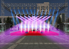 2025北京园博园永定塔灯光秀时间地点及效果图(图1) 2025北京园博园永定塔灯光秀时间地点及效果图