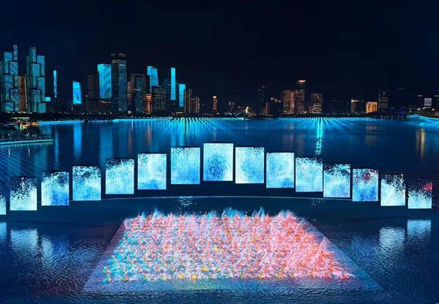 利亚德、洲明科技、光峰科技、巴可等MLED、投影闪亮十五运助力打造全球首个滨海实景“城市全景闭幕式”(图8)